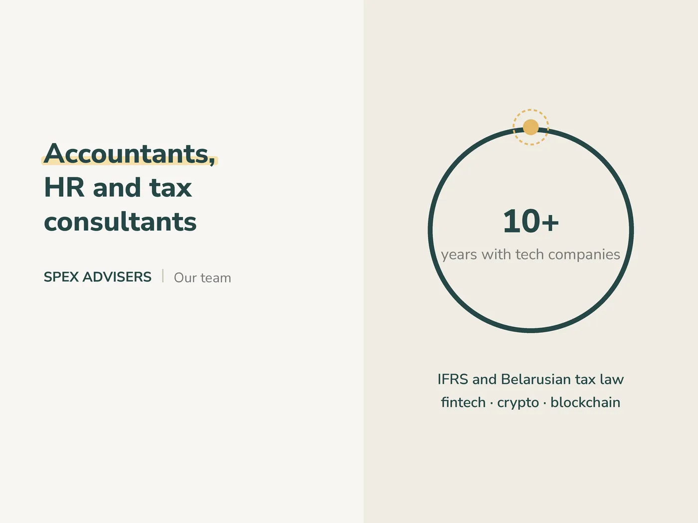 Accountants, HR and tax consultants — accounting services in Belarus (Spex Advisers)