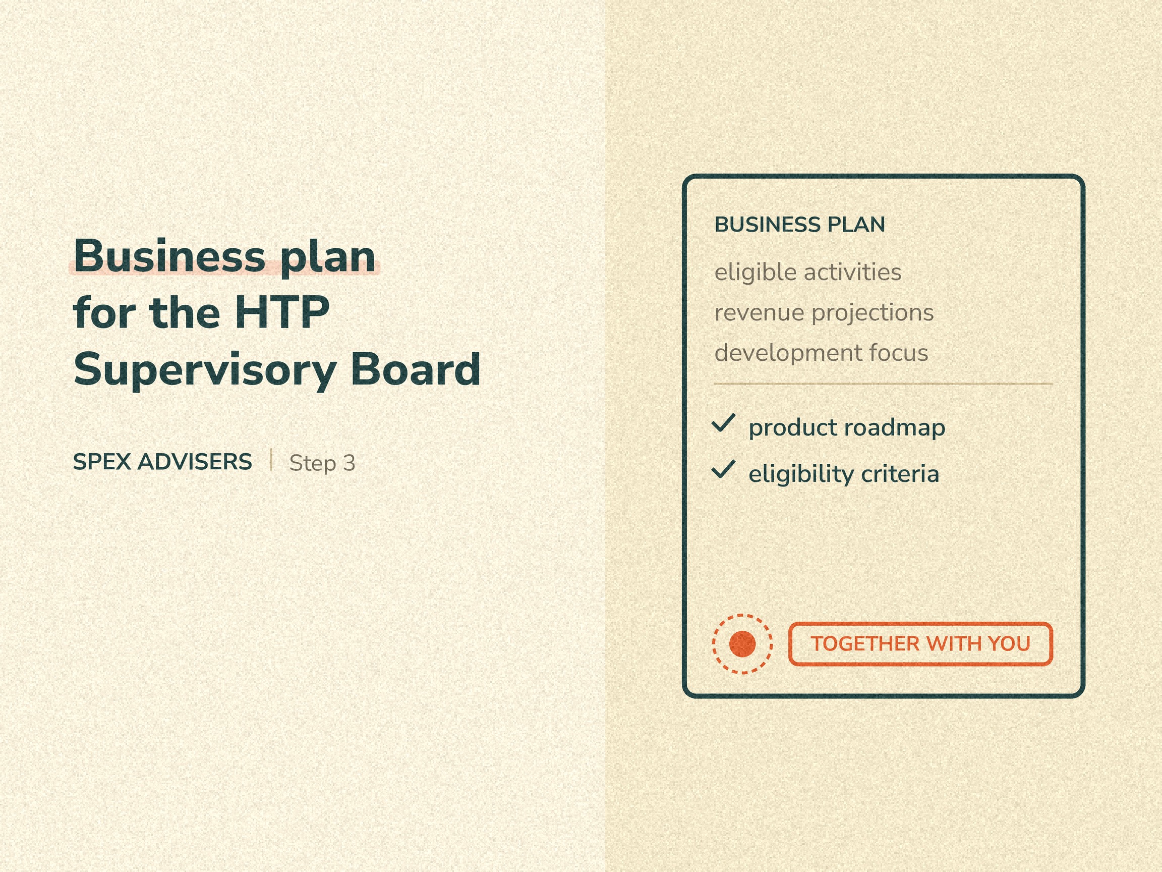 Business plan for the HTP Supervisory Board — HTP admission for foreign IT companies (Spex Advisers)