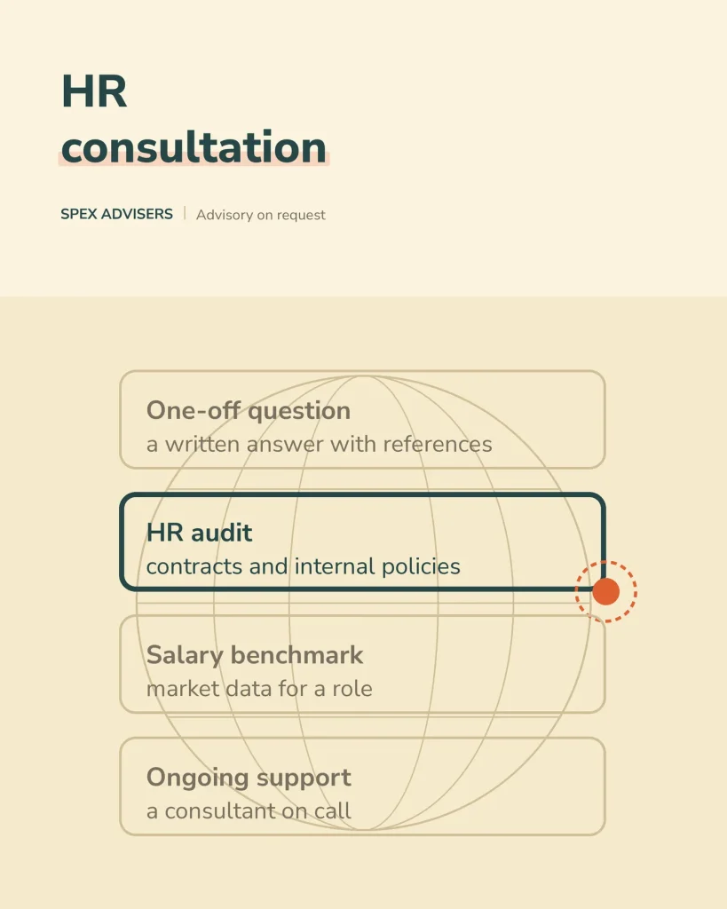 HR consultation in Belarus — advisory on request (Spex Advisers)