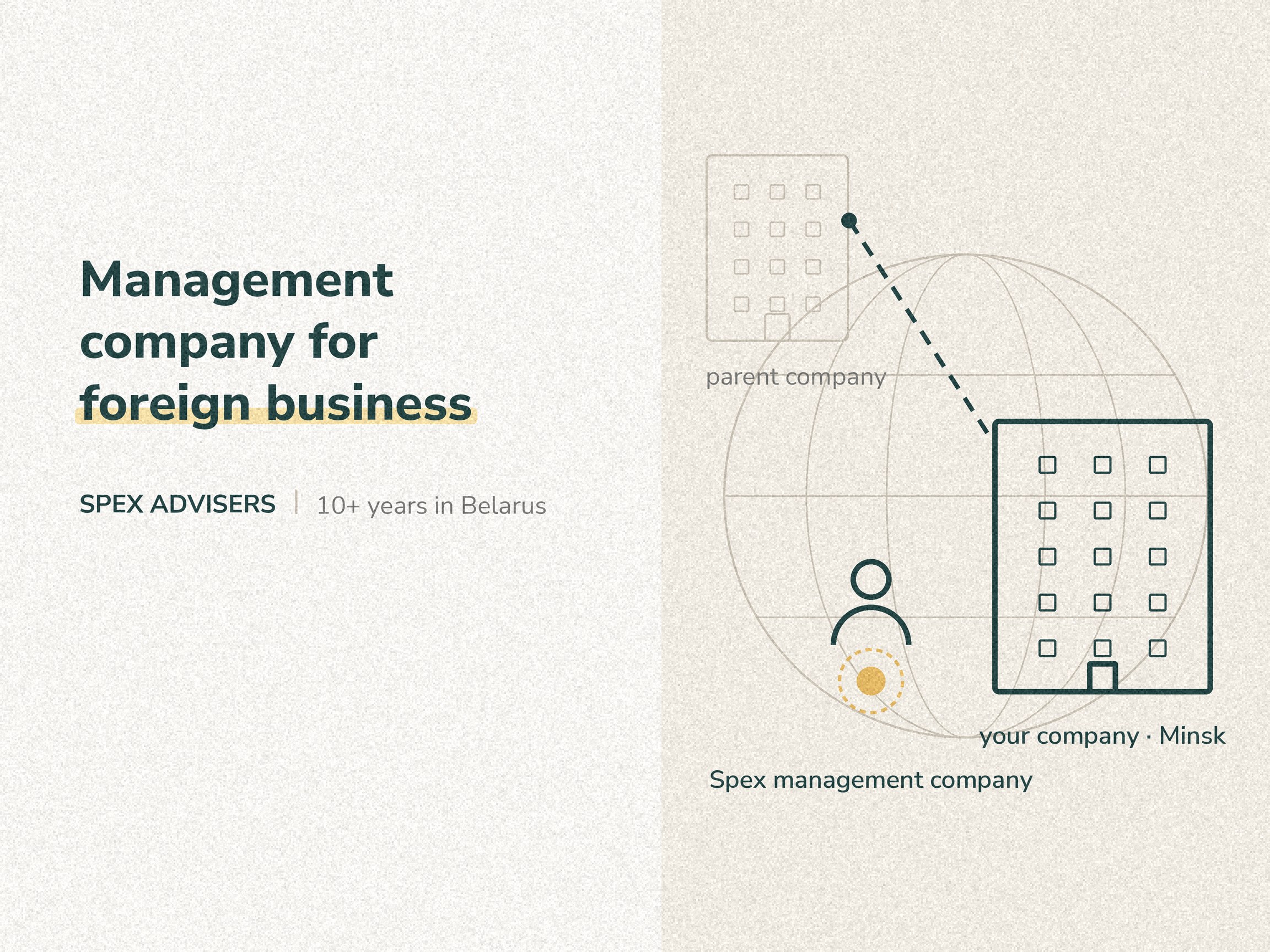 Management company for foreign business in Belarus — Spex Advisers