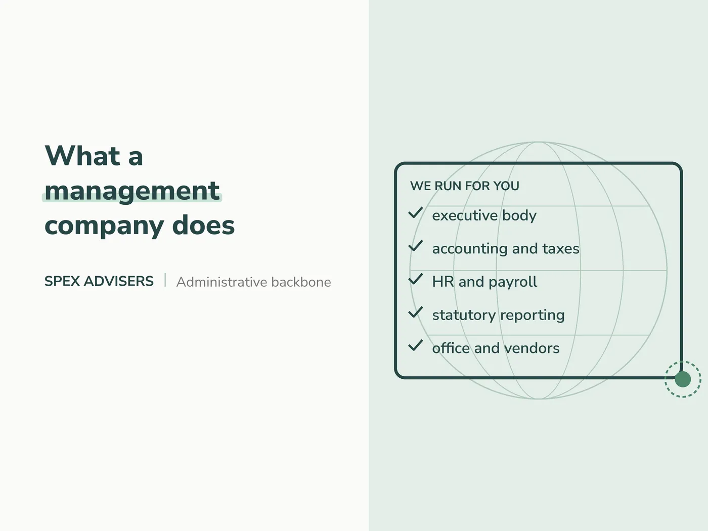 What a management company does — the administrative backbone of your business in Belarus (Spex Advisers)