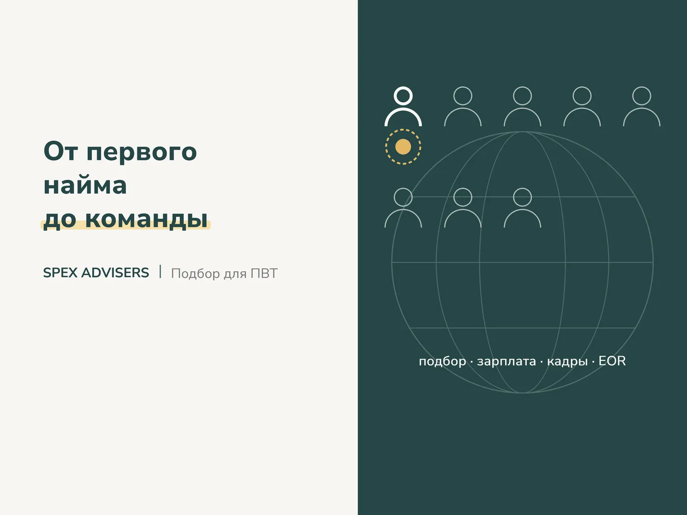 От первого найма до команды — подбор персонала для компаний ПВТ (Spex Advisers)
