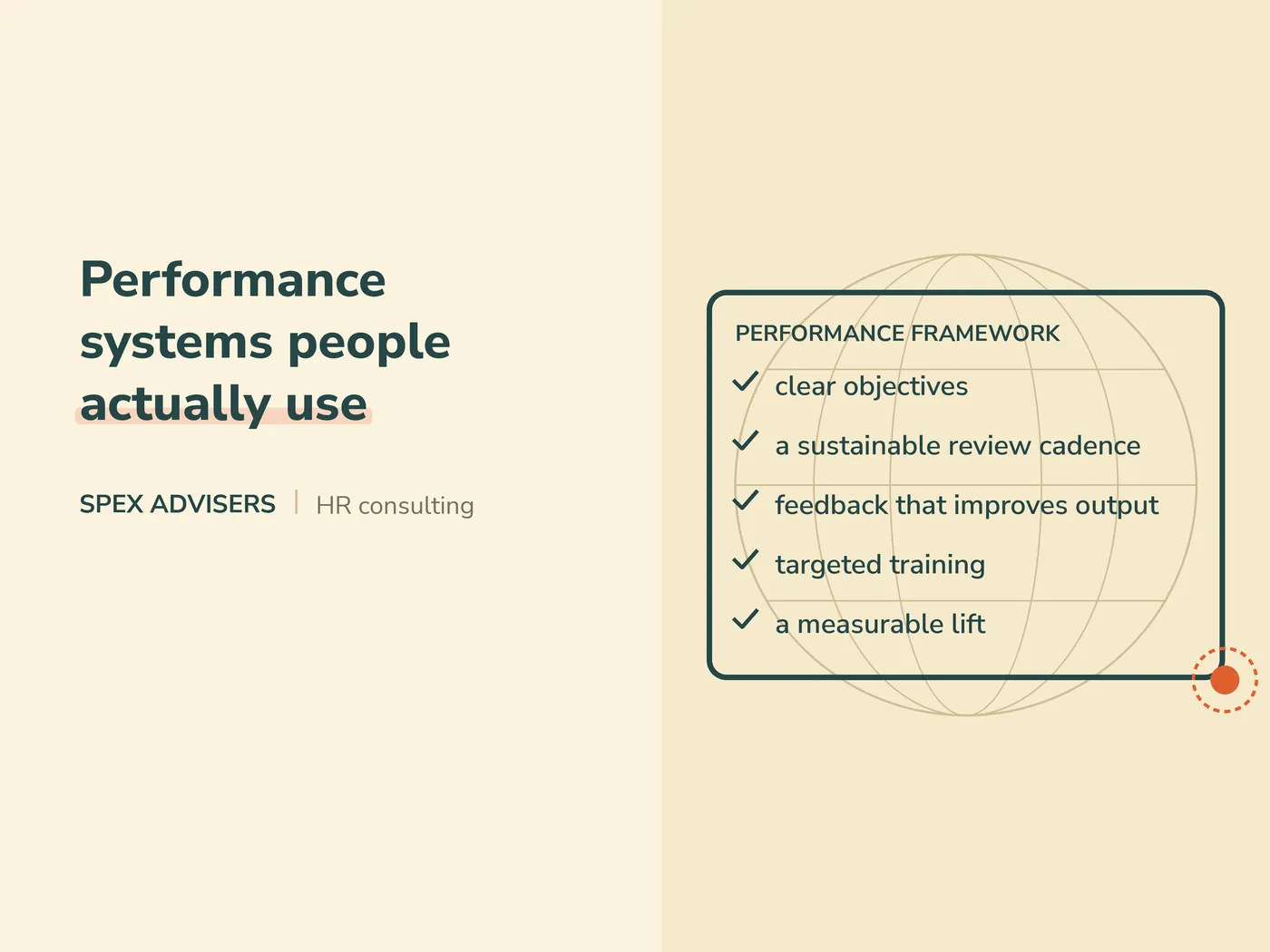 Performance systems people actually use — HR consulting in Belarus (Spex Advisers)