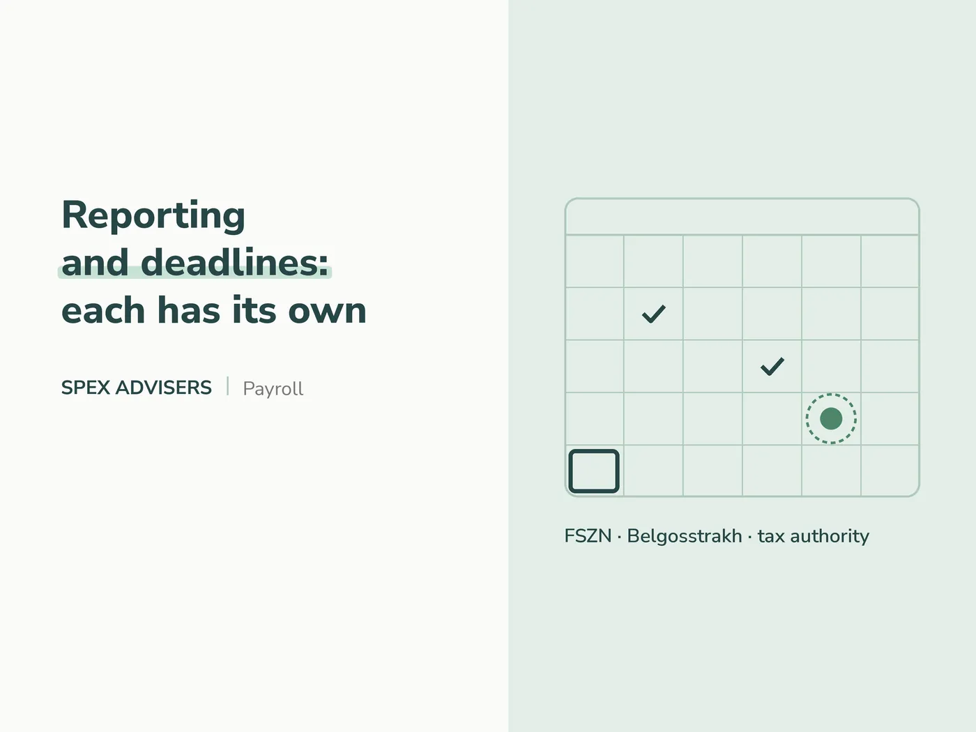 Reporting and deadlines: each has its own — payroll services in Belarus (Spex Advisers)